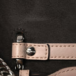Vitello Liberty Scalloped Studded Kan I Shoulder Bag Camelia