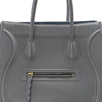Baby Grained Calfskin Medium Phantom Luggage Kohl