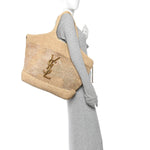 Raffia Icare Shopping Tote Natural