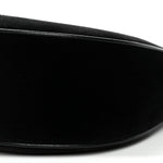 Velvet Strass Triomphe Ava Shoulder Bag Black