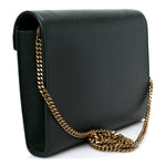 Grain De Poudre Monogram Cassandra Chain Wallet Dark Green