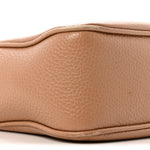 Pebbled Calfskin Small Soho Disco Bag Camelia