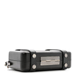 Matte Aluminum Personal Cross-Body Bag Black