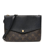 Monogram Twice Pochette Black
