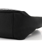 Grained Deerskin Bea Tote Black