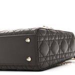 Lambskin Cannage Small My ABCDior Lady Dior Dark Brown