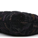 Denim Quilted Denim Mood Maxi Shopping Bag Black Multicolor