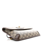 GG Supreme Monogram Neo Vintage Web Belt Bag Brown