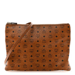 Visetos Medium Crossbody Pouch Cognac