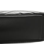 Calfskin Matelasse Medium GG Marmont Shoulder Bag Black