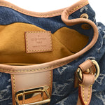 Monogram Denim Pleaty  Blue