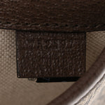 GG Supreme Monogram Web Small Ophidia Belt Bag Brown