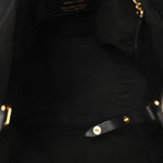 Grainy Calfskin House Check Small Canterbury Black