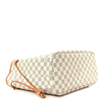 Damier Azur Neo Neverfull MM Rose Ballerine