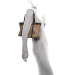 Monogram Medium Abbey Tote Brown