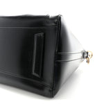 Shiny Lord Calfskin Medium Antigona Black