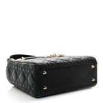 Lambskin Cannage Small My ABCDior Lady Dior Black