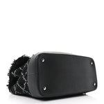 Tweed Trip Top Handle Flap Black