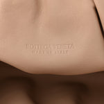 Smooth Butter Calf The Pouch Oversized Clutch Nude