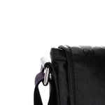Imprime Monogram Medium Double Buckle Flap Messenger Bag Black