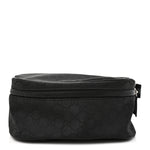 Nylon Monogram Fanny Pack Belt Bag Black