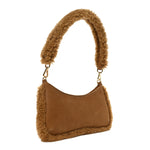 Suede Shearling Le Bisou Doux Camel