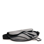 Ultra Matte Calfskin Saddle Belt Bag Black