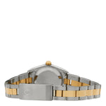 Stainless Steel 18K Yellow Gold 24mm Oyster Perpetual Watch White Roman 76183
