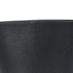 Grained Calfskin Medium N/S Park Tote Black
