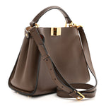 Vitello Tahiti Burro Bi-Color Medium Peekaboo Iconic Essentially Satchel Maya Camelia Confetto