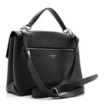 Soft Calfskin My Lockme Top Handle Black