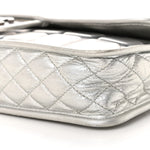 Vinyl Large Ice Cube Flap Silver