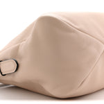 Soft Calfskin Large Aimée Shoulder Bag Travertine