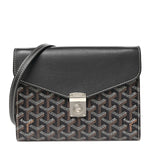 Goyardine Calfskin Chypre Wallet Pouch Navy