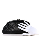 Caviar Quilted Timeless Clutch Black