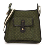 Mini Monogram Besace Mary Kate Kaki