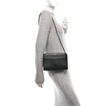 Calfskin Reverse Satchel Black
