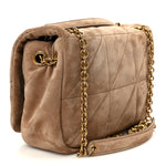 Suede Matelasse Monogram Mini Jamie 4.3 Whisper Pink