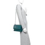 Calfskin Medium Monogram Sunset Malachite