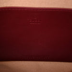 GG Supreme Monogram Azalea Calfskin Horsebit 1955 Mini Bag Beige Ebony Rosso Ancora