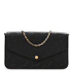 Empreinte Pochette Felicie Chain Wallet Black