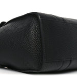 Heavy Grain Small Soft Bayswater Satchel Black