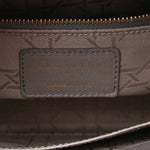 Lambskin Cannage Small Lucky Badges My Lady Dior Grey