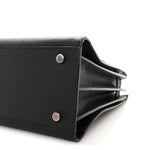 Grained Calfskin Small Sac De Jour Black