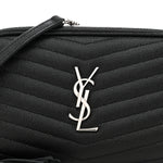 Grain De Poudre Matelasse Monogram Mini Lou Camera Bag Black