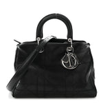 Lambskin Cannage Granville Polochon Black