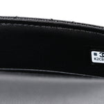Caviar Quilted Coco Handle Clutch With Chain Black