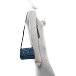 Lambskin The Pillow Bag Blue Sea