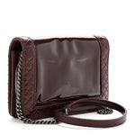 Patent Small Boy Reverso Flap Burgundy