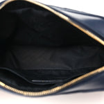 Calfskin Matelasse Monogram Lou Camera Bag Deep Marine